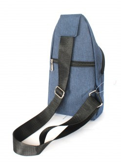 Рюкзак (сумка) муж Battr-609 (однолямочный), 2отд, плечевой ремень, 2внеш карм, синий 257855