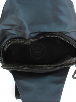 Рюкзак (сумка) муж Battr-604 (однолямочный), (USB-заряд), 1отд, плечевой ремень, 2внеш карм, синий 254337