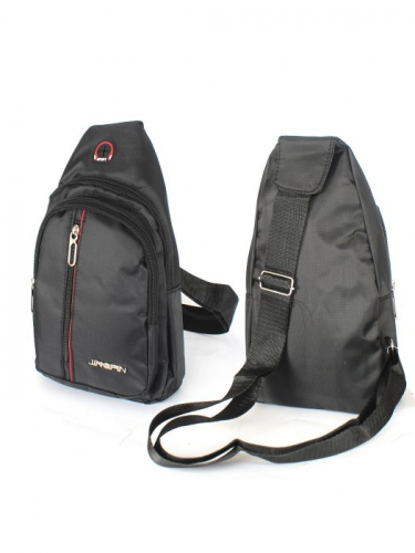 Рюкзак (сумка) муж Battr-9903 (однолямочный), 1отд, плечевой ремень, 3внеш карм, черный 257852