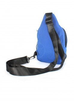 Рюкзак (сумка) муж Battr-002 (однолямочный), 2отд, плечевой ремень, 2внеш+1внут/ карм, синий 257870