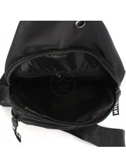 Рюкзак (сумка) муж Battr-9904 (однолямочный), 1отд, плечевой ремень, 2внеш карм, черный 238193