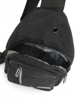 Рюкзак (сумка) муж Battr-3818 (однолямочный), 2отд, плечевой ремень, 1внеш карм, черный 254338