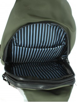 Рюкзак (сумка) муж Battr-442 (однолямочный), 3отд, плечевой ремень, внеш карм, зеленый 257850
