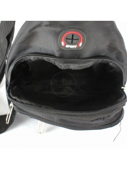 Рюкзак (сумка) муж Battr-9905 (однолямочный), 1отд, плечевой ремень, 2внеш карм, черный 242051