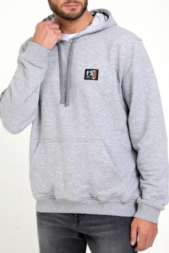 Худи F5 #802720 122002 Grey melange