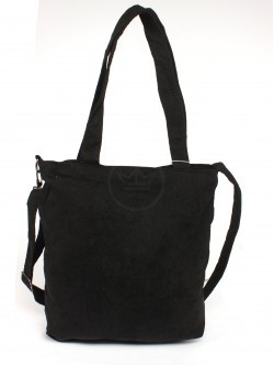Сумка женская текстиль LIU-02 (шоппер) -mpl, 1 отд, плечевой ремень, вельвет черный 254096