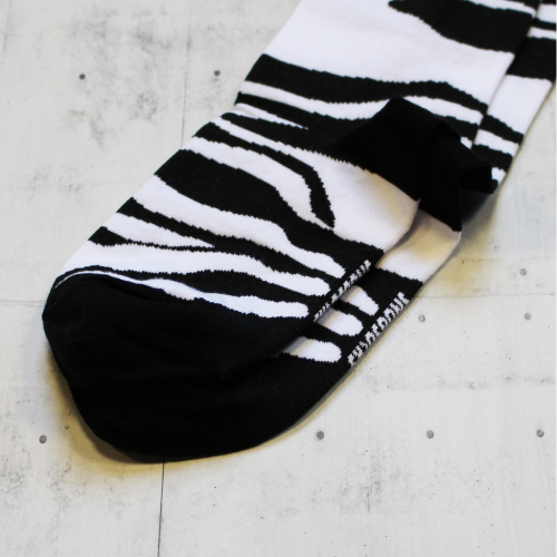 Носки как зебра полоски черно-белые
