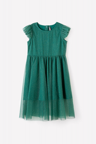 Платье К 5528/4 темно-зеленый