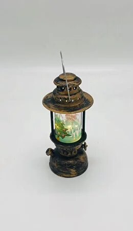 Декоративный LED светильник лампа с елкой 14см