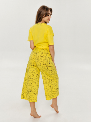 Мурка пижама женская (желтый)