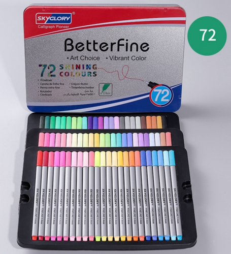 1180р.Fineliner Цветные ручки, в наборе 72 цвета