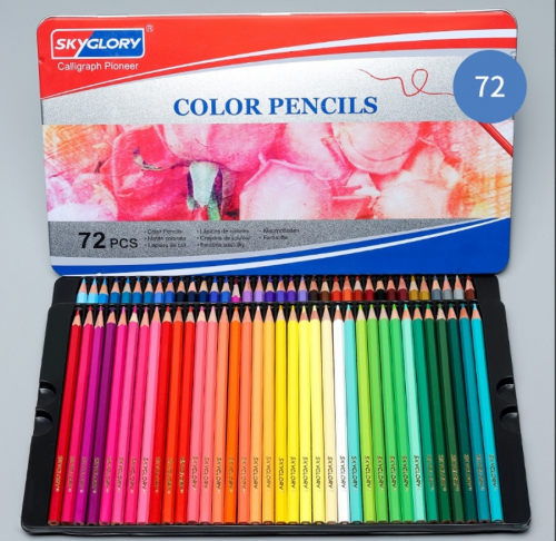 990р.Цветные карандаши, в упаковке 72шт
