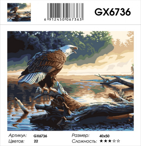 GX 6736 Картины 40х50 GX и US