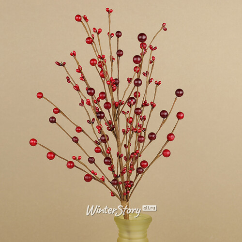 Декоративная ветка с ягодами Winter Berries 60 см (Kaemingk)