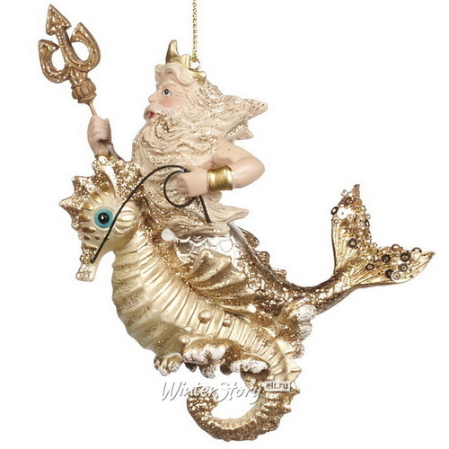 Елочная игрушка Морской Владыка на Коньке 15 см, подвеска (Goodwill)