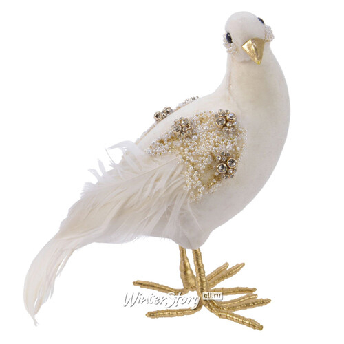 Декоративная фигура Белоснежный Голубь - Версальская Пташка 23 см (Kaemingk)