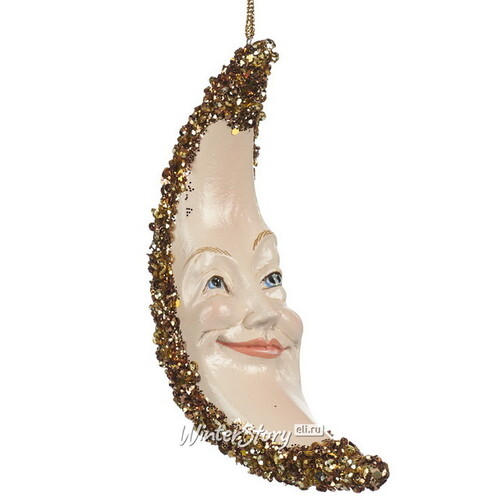 Елочная игрушка Месяц Ди Мажио - Золото Востока 15 см, подвеска (Goodwill)