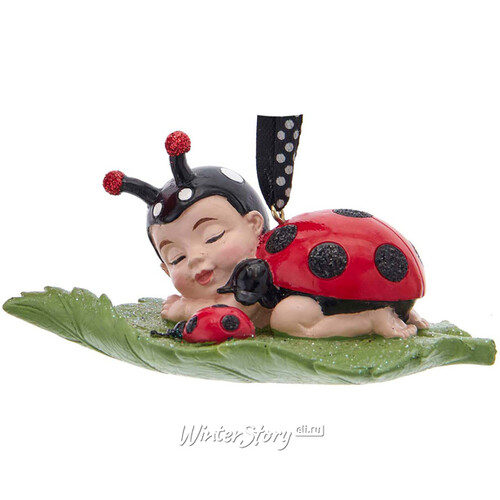 Елочная игрушка Малютка Герда - Lil Bug 9 см, подвеска (Kurts Adler)