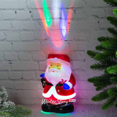 Новогодний светильник Мистер Санта 19 см, 20 м2, на батарейках, IP20 (Kaemingk)