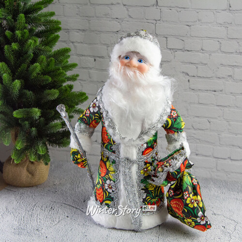 Фигура Дед Мороз из деревушки Хохлома 40 см (Батик)