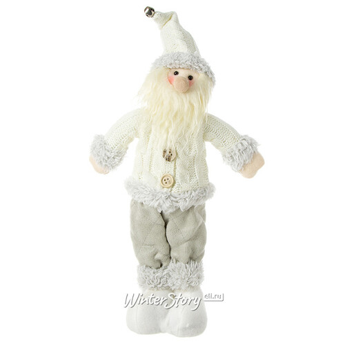 Новогодняя фигура Санта с бубенчиком 38 см (Hogewoning)