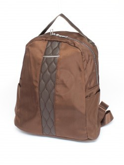 Рюкзак жен текстиль Migo-625, 1отд, 3внут+3внеш/ карм, коричневый 256159