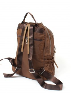 Рюкзак жен текстиль GF-6951, 2отд, 4внеш, 3внут/карм, коричневый 256283