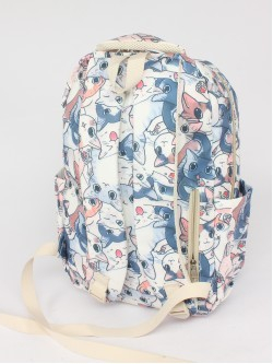 Рюкзак жен текстиль SB-9249, 2отд, 4внутр+4внеш/карм, розовый/голубой 255579