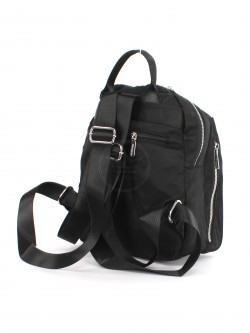 Рюкзак жен текстиль CF-2317, 1отд, 2внут+2внеш/ карм, черный 256618