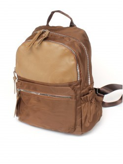 Рюкзак жен текстиль GF-6951, 2отд, 4внеш, 3внут/карм, коричневый 256283