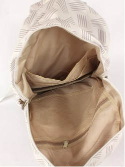 Рюкзак жен текстиль SB-8093, 1отд, 4внутр+4внеш/карм, белый 255565