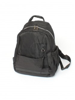 Рюкзак жен текстиль GF-6904, 1отд, 4внеш, 3внут/карм, черный 256285
