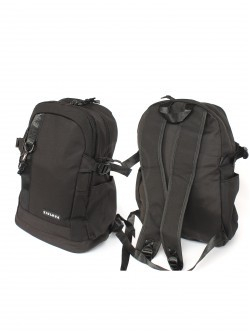 Рюкзак MF-6028, молодежный, 2отд, 1внутр+3внеш.карм, черный 256455