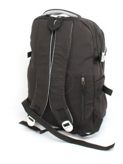 Рюкзак CZ-0227, молодежный, 2отд, 3нут+6внеш.карм, черный 256375