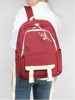 Рюкзак Migo-890, молодежный, 2отд, 1внутр+4внеш.карм, бордовый 256236