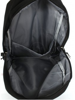 Рюкзак MF-8017, молодежный, 1отд, 1внутр+4внеш.карм, черный 256506