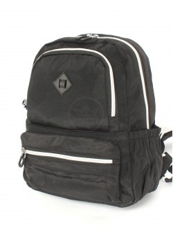 Рюкзак жен текстиль CF-8524, 1отд, 5внеш+3внут/карм, черный 256597