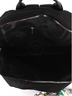 Рюкзак жен текстиль Migo-1293, 1отд, 3внут+5внеш/ карм., черный 256130