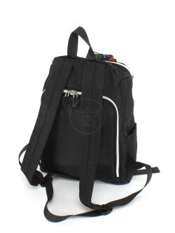 Рюкзак жен текстиль CF-8537, 2отд, 3внут+3внеш/ карм, черный 252620