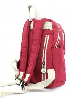 Рюкзак жен текстиль CF-6266, 1отд, 4внут+5внеш/ карм, бордовый 256621