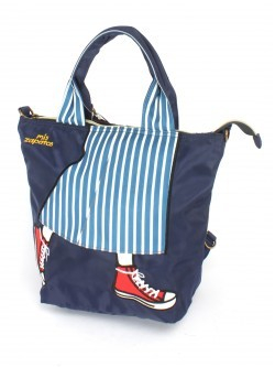 Рюкзак жен текстиль ZPT-MCS 8-3307 (сумка-change), 1отд. 1внеш, 1внут/карм, синий 252215