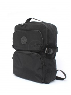 Рюкзак жен текстиль JLS-HQ-1004, 1отд, 6внеш+3внут карм, черный 256425