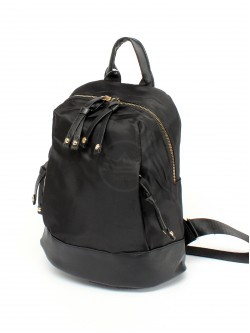 Рюкзак жен текстиль GF-6823, 1отд, 3внеш, 1внут/карм, черный 256309