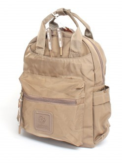 Рюкзак жен текстиль BoBo-3201 (сумка-change), 1отд. 5внеш, 5внут/карм, бежевый 258168