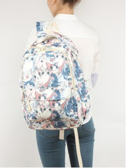 Рюкзак жен текстиль SB-9249, 2отд, 4внутр+4внеш/карм, розовый/голубой 255579