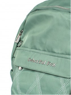 Рюкзак жен текстиль CF-2320, 2отд, 4внут+3внеш/ карм, зеленый 256566