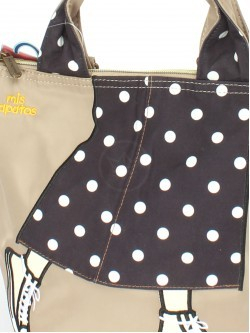 Рюкзак жен текстиль ZPT-MCS 8-3307 (сумка-change), 1отд. 1внеш, 1внут/карм, бежевый 252217