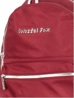 Рюкзак жен текстиль CF-2325, 2отд, 3внут+4внеш/ карм, бордовый 256601