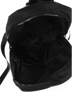 Рюкзак жен текстиль GF-6906, 1отд, 5внеш, 2внут/карм, черный 256280
