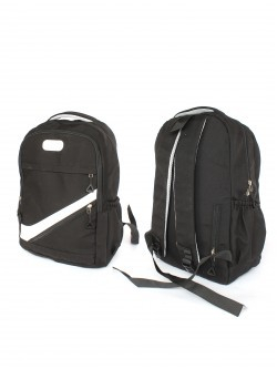 Рюкзак MF-3350, молодежный, 2отд, 1внутр+4внеш.карм, черный 256519
